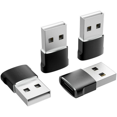 HOT-4 Pack USB C aljzatból USB dugaszba adapter, C típusú töltőkábel tápátalakító iPhone 12 13 Pro Max készülékhez Samsunghoz