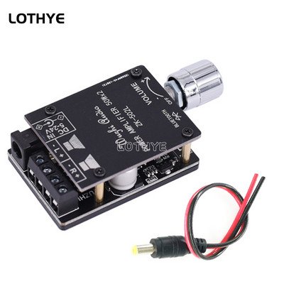 MINI Bluetooth 5.0 audio zvučnici DIY digitalno pojačalo velike snage Stereo ploča 50W+50W AMP Amplificador Kućno kino 502L