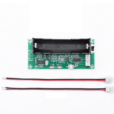 PAM8403 erősítőkártya 2*3W 2.0 csatornás sztereó D osztályú hangerősítő Bluetooth 5.0 18650 elemtartó hangszóró A153