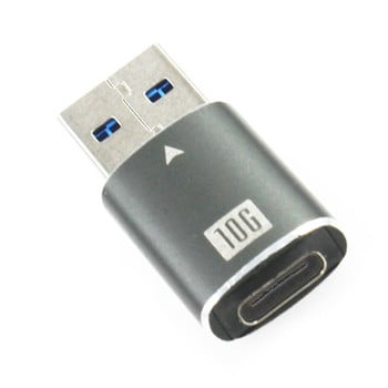 Тип C женски към USB мъжки адаптер 10Gbps Тип C конектор за глава Лесен за използване