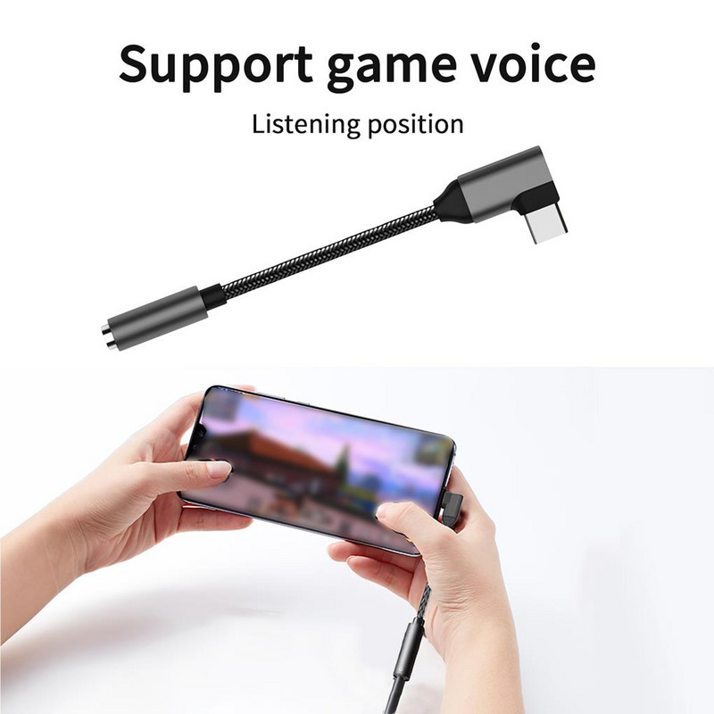 Adapter audio kabela Napredni DAC Inteligentni čip Kvaliteta zvuka visoke rezolucije Aluminijska legura Pjeskarenje Antioksidativni pretvarač