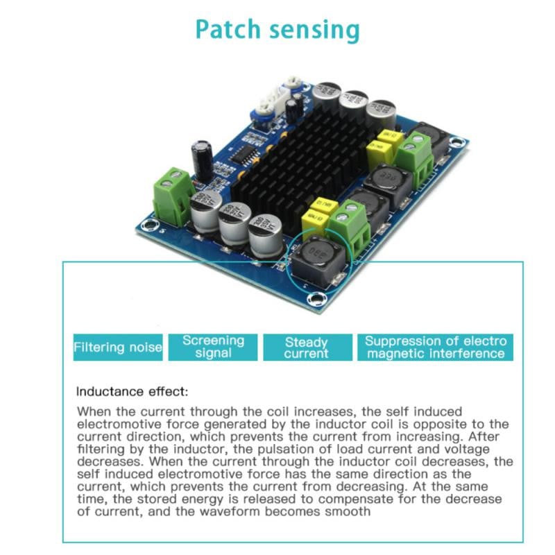 Tpa3116d2 Modul de amplificare audio Amplificator audio stereo Amplificatoare de sunet HiFi Difuzor de acasă DC12 26V Placă de amplificare cu două canale