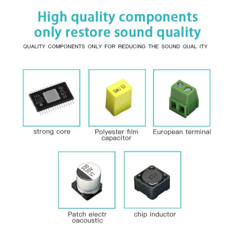 Tpa3116d2 Modul de amplificare audio Amplificator audio stereo Amplificatoare de sunet HiFi Difuzor de acasă DC12 26V Placă de amplificare cu două canale