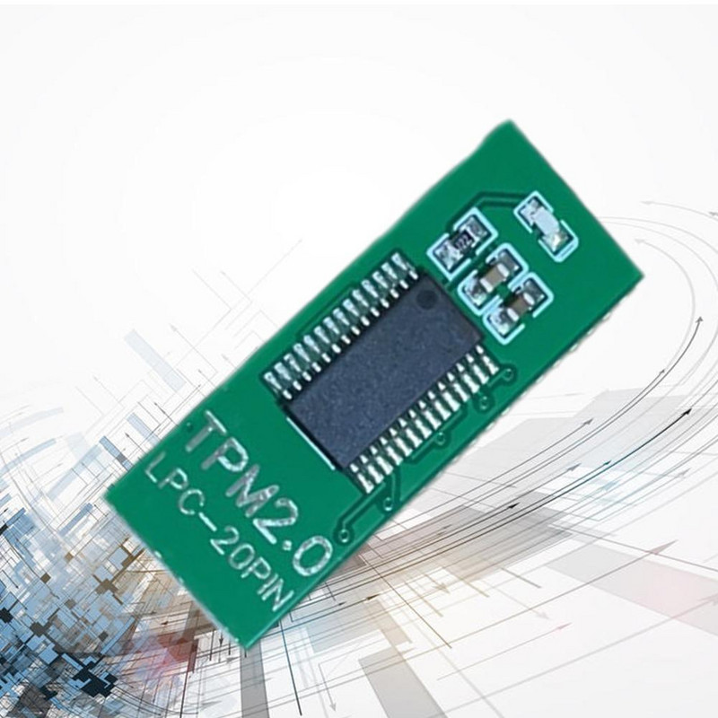 TPM 2.0 moodul 20 kontaktiga Lpc ASUSe/Inteli/AMD/GIGABYTE krüptimise turvamooduli kaugkaardi jaoks