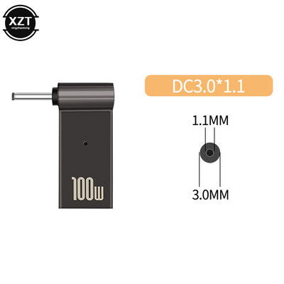 100W 5A legura cinka PD Power Decoy pretvarač DC muški u tip-C ženski adapter za prijenosno računalo Lenovo HP DELL