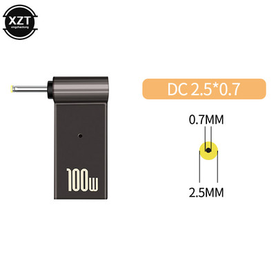 100W 5A legura cinka PD Power Decoy pretvarač DC muški u tip-C ženski adapter za prijenosno računalo Lenovo HP DELL