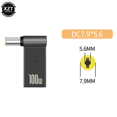 100W 5A legura cinka PD Power Decoy pretvarač DC muški u tip-C ženski adapter za prijenosno računalo Lenovo HP DELL