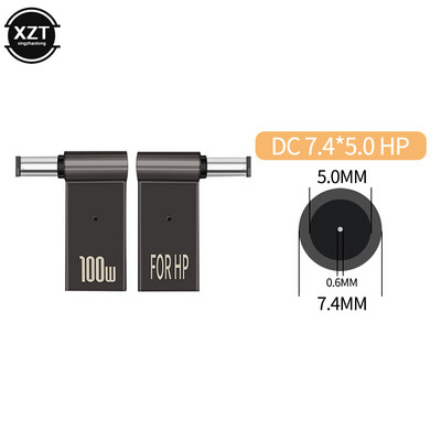100W 5A legura cinka PD Power Decoy pretvarač DC muški u tip-C ženski adapter za prijenosno računalo Lenovo HP DELL