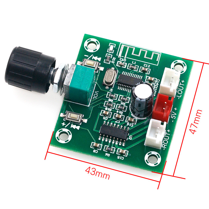 XH-A158 Ultra Clear Bluetooth 5.0 võimsusvõimendiplaat Pam8403 väikese võimsusega DIY juhtmevaba kõlari võimendiplaat 5W*2