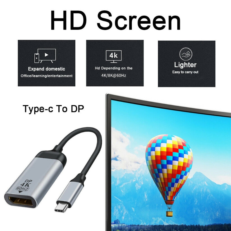 USB C na HDMI-kompatibilni adapter 4K kabel, USB 3.0 Type C muški na HDMI-kompatibilan ženski (4K@60Hz)