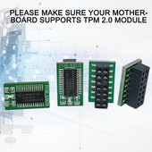 Tpm Module 12 14 18 20 Pin Lpc Za Gigabyte Asrock Encryption Security Module Remote Card Tpm 2.0 Module Board Q7i3