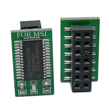 Tpm модул 12 14 18 20 Pin Lpc за Gigabyte Asrock Encryption Security Module Remote Card Tpm 2.0 Module Board Q7i3