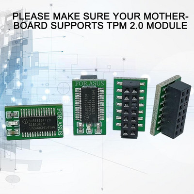 Tpm modulis 12 14 18 20 Pin Lpc Gigabyte Asrock šifravimo saugos modulio nuotolinė kortelė Tpm 2.0 modulio plokštė Q7i3