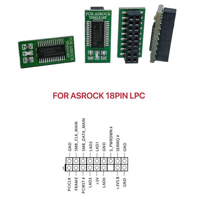 Tpm Module 12 14 18 20 Pin Lpc Za Gigabyte Asrock Encryption Security Module Remote Card Tpm 2.0 Module Board Q7i3