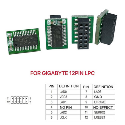 Tpm Module 12 14 18 20 Pin Lpc Za Gigabyte Asrock Encryption Security Module Remote Card Tpm 2.0 Module Board Q7i3