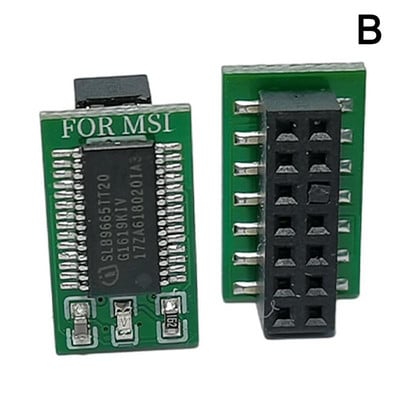 Vzdialená karta bezpečnostného šifrovacieho modulu TPM 2.0 pre ASUS X99, aktualizácia modulu TPM2.0 z 12 na 20 pinov na podporu základných dosiek viacerých značiek