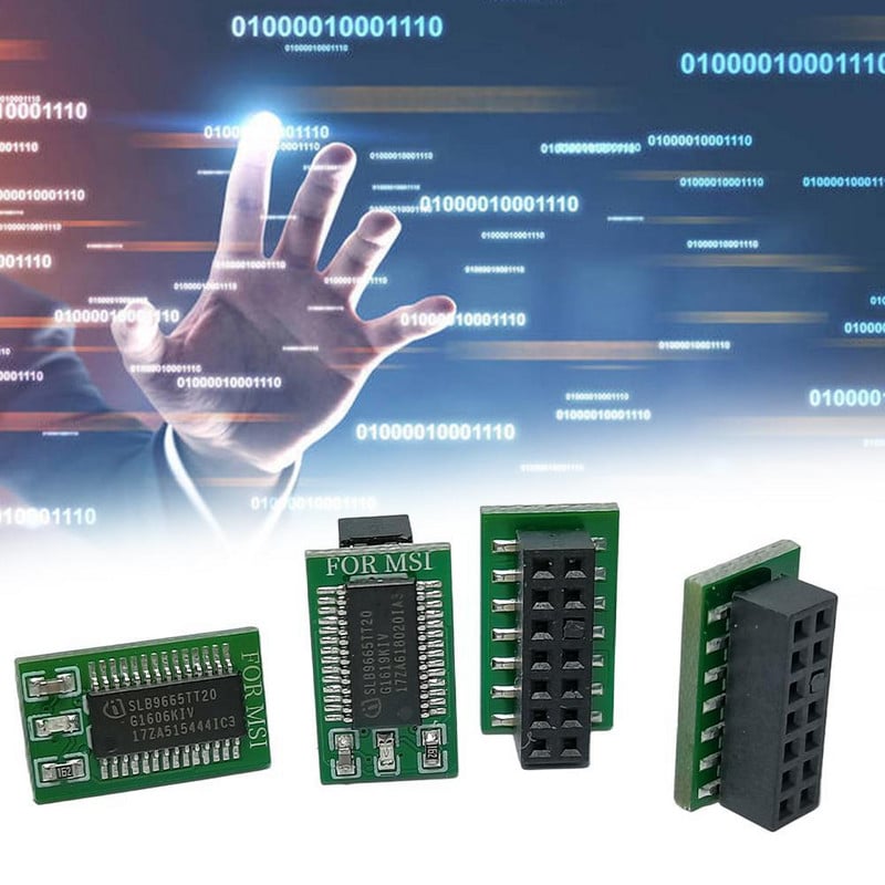 Vzdialená karta bezpečnostného šifrovacieho modulu TPM 2.0 pre ASUS X99, aktualizácia modulu TPM2.0 z 12 na 20 pinov na podporu základných dosiek viacerých značiek