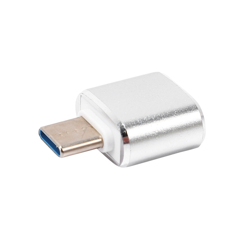 2X USB C na USB adapter 2 paketa Tip C na USB 3.0 adapter USB adapter koji podržava Otg za Galaxy S9/S8 uređaje (srebrni)
