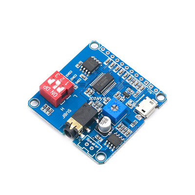 MP3 mūzikas atskaņotājs balss atskaņošanas moduļa plate 5W MP3 atskaņošanas seriālā vadības SD/TF karte priekš Arduino SV5W SV8F