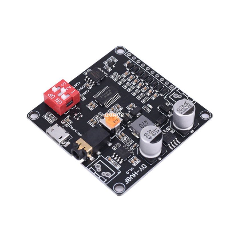 Hanglejátszó modul soros port vezérlés 12V / 24V 10W / 20W Micro SD kártya támogatása MP3 zenelejátszó Arduino HV20T HV8F