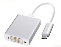 Cablu de conversie USB3.1 Type-C la DVI Convertor de linie de conversie HD MACBOOK