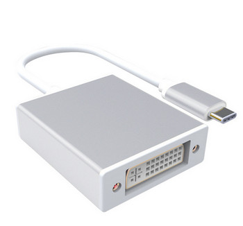 Καλώδιο μετατροπής USB3.1 Type-C σε DVI Μετατροπέας γραμμής μετατροπής HD MACBOOK