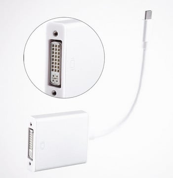 USB3.1 Type-C към DVI преобразуващ кабел HD преобразуващ линеен конвертор MACBOOK