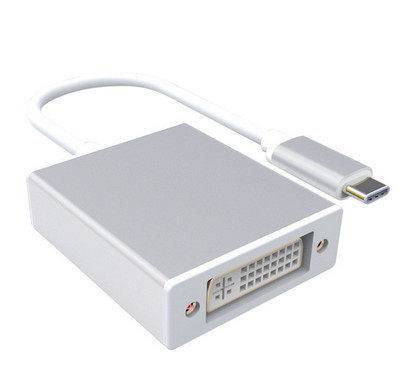 Cablu de conversie USB3.1 Type-C la DVI Convertor de linie de conversie HD MACBOOK