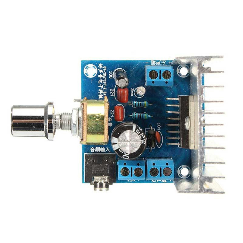 TDA7297 audio teljesítményerősítő kártya B verzió Hangszóró DC 9-15V 15W*2 digitális audio teljesítményerősítő modul végerősítő