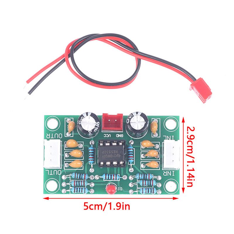 XH-A902 NE5532 tööeelvõimendi moodul digitaalheli esivõimendi plaadi eelvõimendi 5-kordne sagedus lai pinge