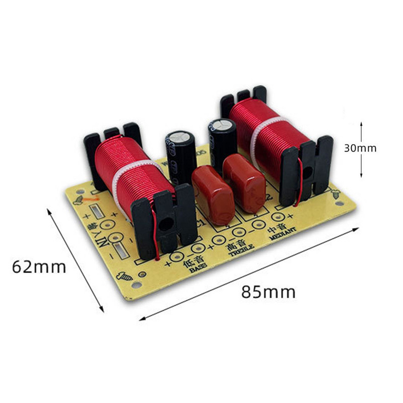 WEAH-305 3-suunaline helikõlar, ristlülitusahel kõrgete kesksageduste bassimooduli sagedusjaotur Kodu kõlari filtri ümberpaigutamine