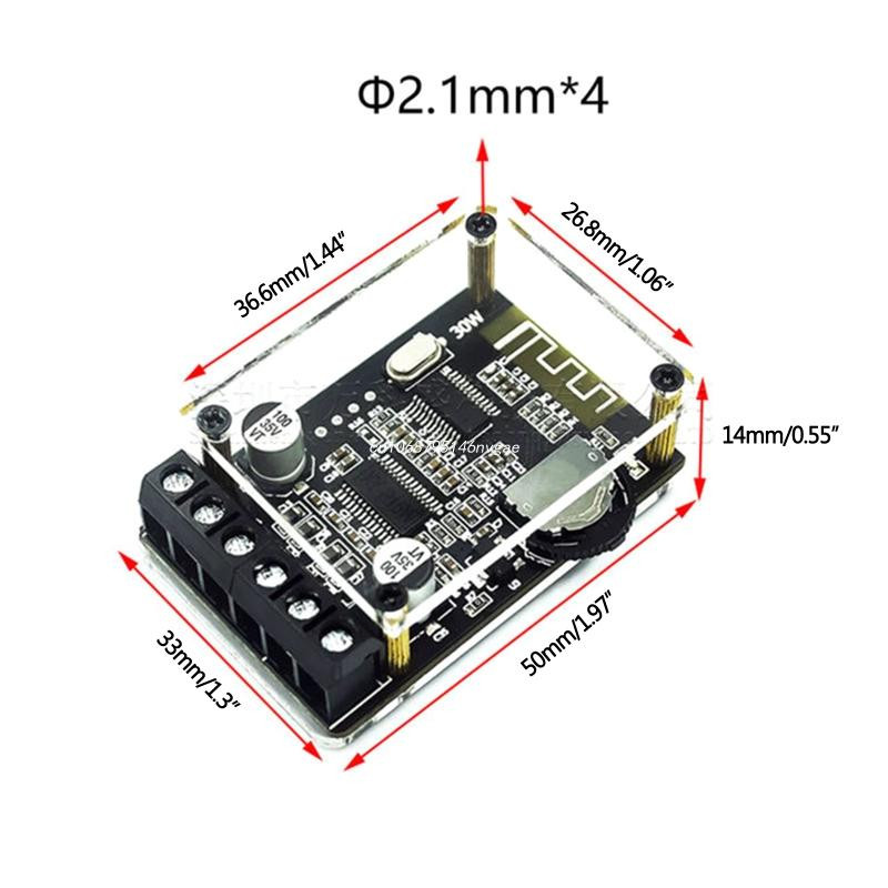 Mini placă de amplificare pentru DC 8-24V pentru Solicitare magazin Home Theatre Spea New Dropship