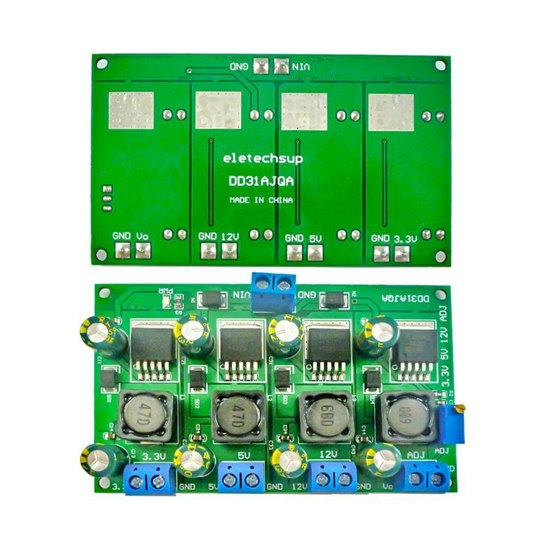 LM2596 tápmodul 3.3V 5V12V nagy teljesítményű leléptető modul túláramvédelemmel