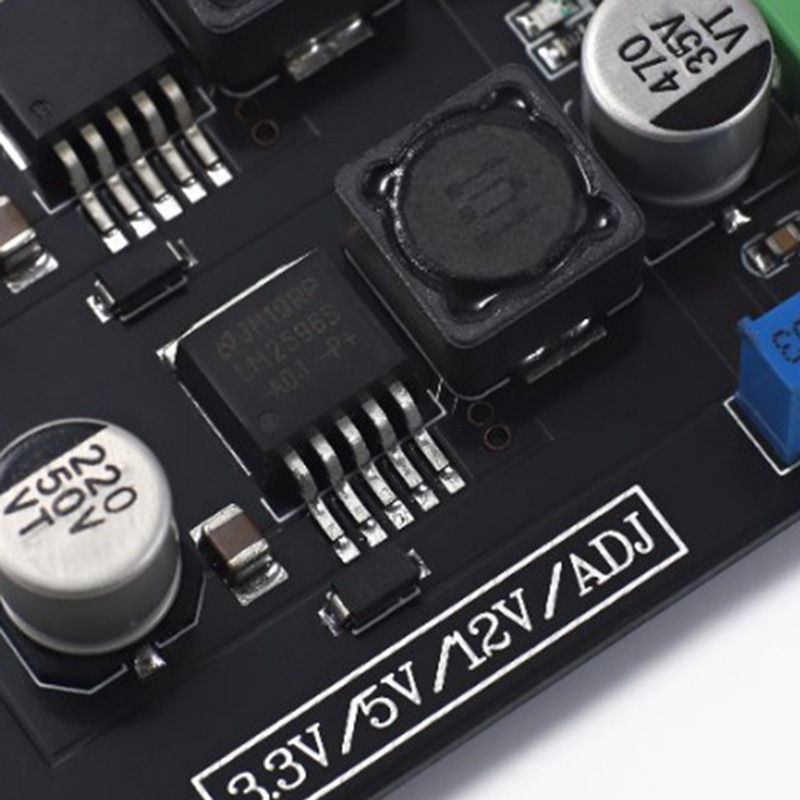LM2596 Preklopno napajanje 3,3 V/5 V/12 V/ADJ Modul izlaznog napajanja podesivog napona