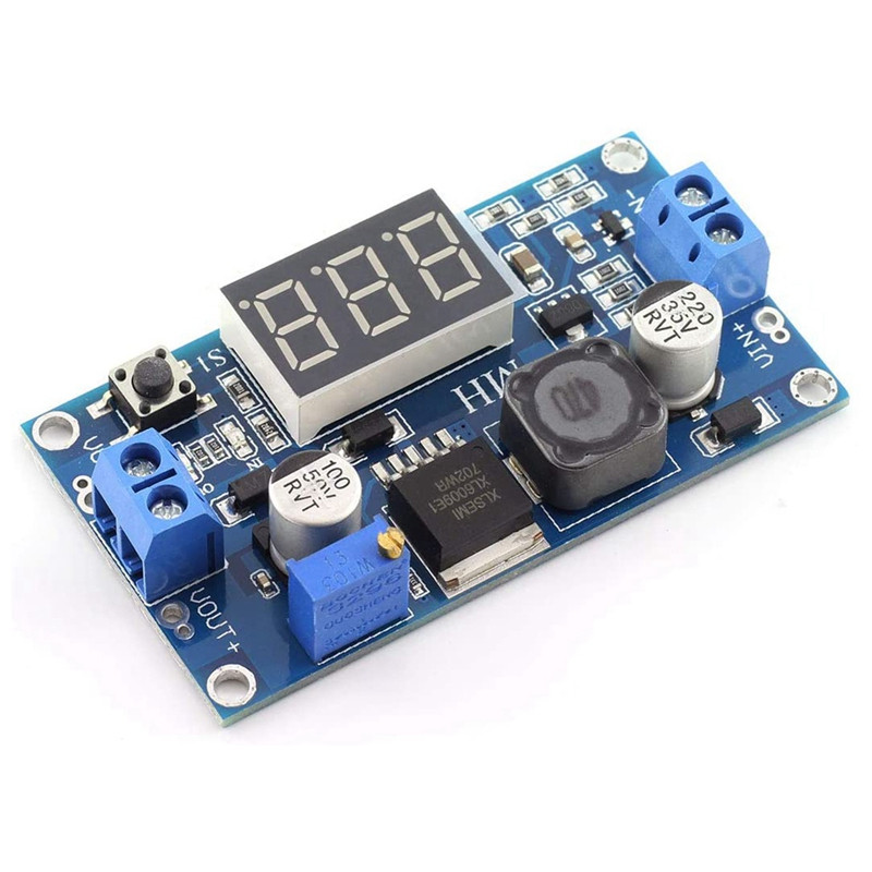 XL6009 Booster modul s voltmetrom DC-DC 3V-32V do 5V-35V 4A (maks.) Podesivi modul pojačanog pretvarača