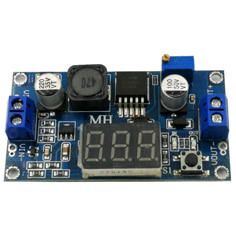 XL6009 Booster modul s voltmetrom DC-DC 3V-32V do 5V-35V 4A (maks.) Podesivi modul pojačanog pretvarača