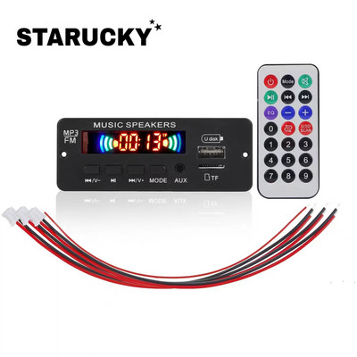 12V pojačalo snage 2*3W ploča MP3 dekodera sa SD karticom Bluetooth 5.0 radio modul podržava FM TF USB AUX