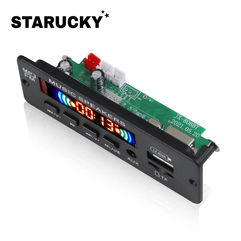 12V pojačalo snage 2*3W ploča MP3 dekodera sa SD karticom Bluetooth 5.0 radio modul podržava FM TF USB AUX