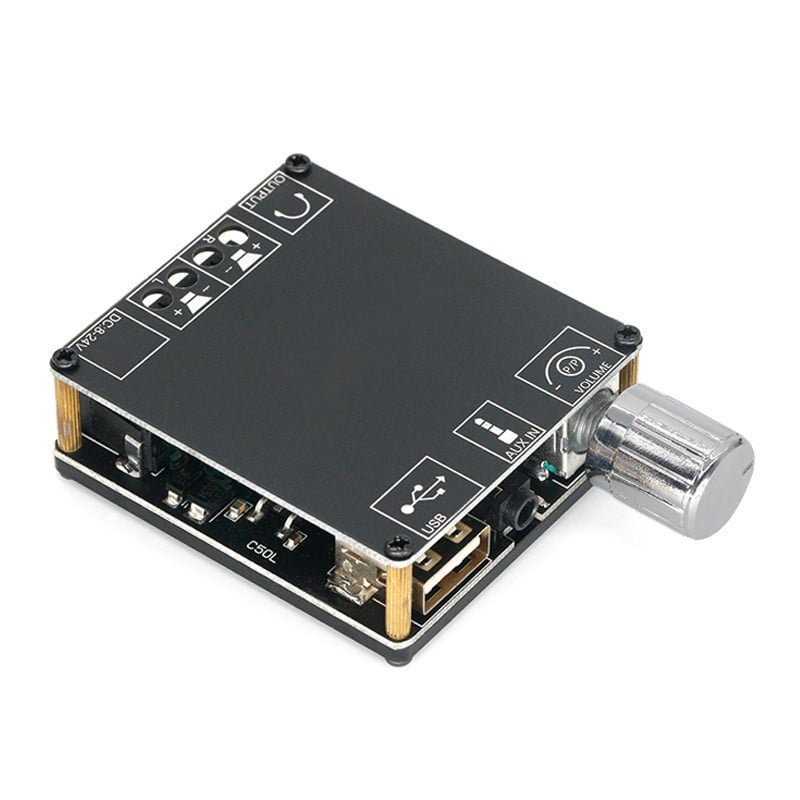 Egalizator stereo stereo Aux Amp Dc5-24v Sunet Hifi Placă de sunet Usb Două canale Accesorii de birou Home Theatre Audio Clasa D