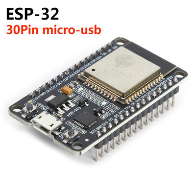 ESP-32S ESP-WROOM-32 ESP32 WIFI dviejų branduolių procesoriaus kūrimo plokštė 802.11b/g Wi-Fi BT modulis, ypač mažas energijos suvartojimas