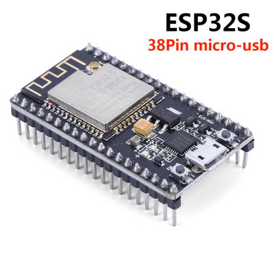 ESP-32S ESP-WROOM-32 ESP32 WIFI dviejų branduolių procesoriaus kūrimo plokštė 802.11b/g Wi-Fi BT modulis, ypač mažas energijos suvartojimas