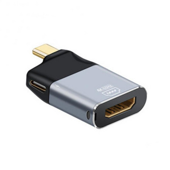 Μετατροπείς USB C Thunderbolt 3 Type-C σε DP/Mini DP/HDMI-Compatible/VGA/RJ45 Αντάπτορας αρσενικού-θηλυκού με φόρτιση PD για υπολογιστή Macbook