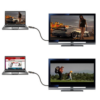 Προσαρμογέας καλωδίου μετατροπέα θηλυκού 2 τμχ Displayport DP Male σε HDMI