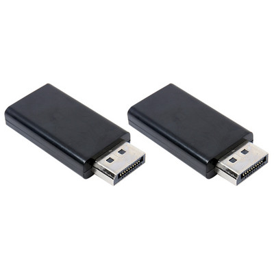 2 бр. Display Port Displayport DP мъжки към HDMI-съвместим женски конверторен кабелен адаптер