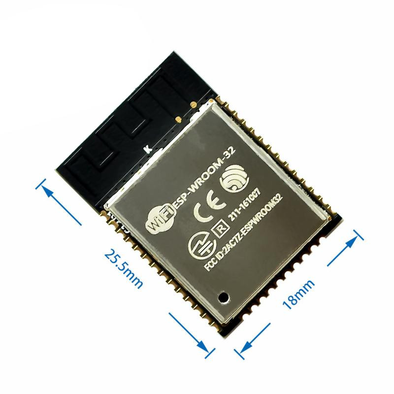 ESP32 ESP-32 ESP32-S belaidis modulis „WiFi“ + „Blue-Toth“ dviejų branduolių procesorius, dviejų antenų modulis ESP32 serijos ir WiFi modulis juodas