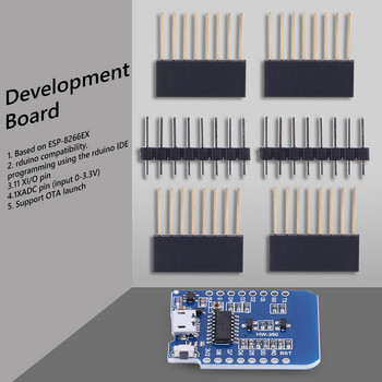 D1 Mini ESP8266 ESP-12F CH340G V2 USB WeMos D1 Mini WIFI Development Board ESP-8266 D1 Mini NodeMCU Lua IOT Board 3.3V With Pin