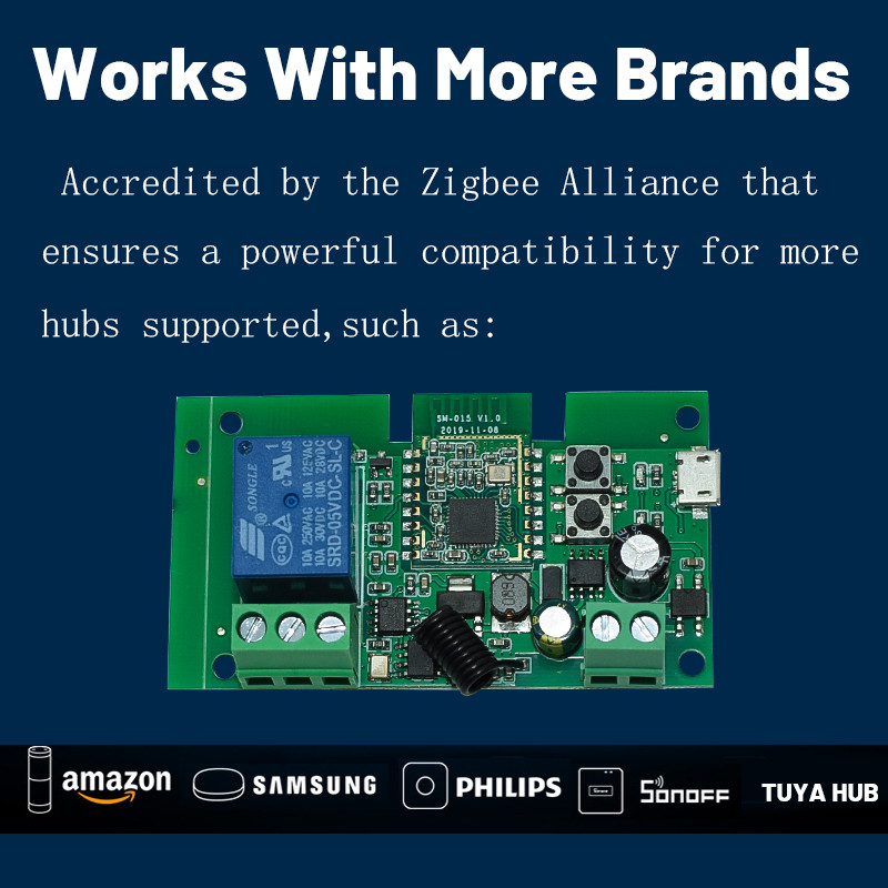 7-32v ZigBee relejni modul Daljinski upravljač Prekidač svjetla Vioce Alexa Google Smart Home Hub Gateway Bridge