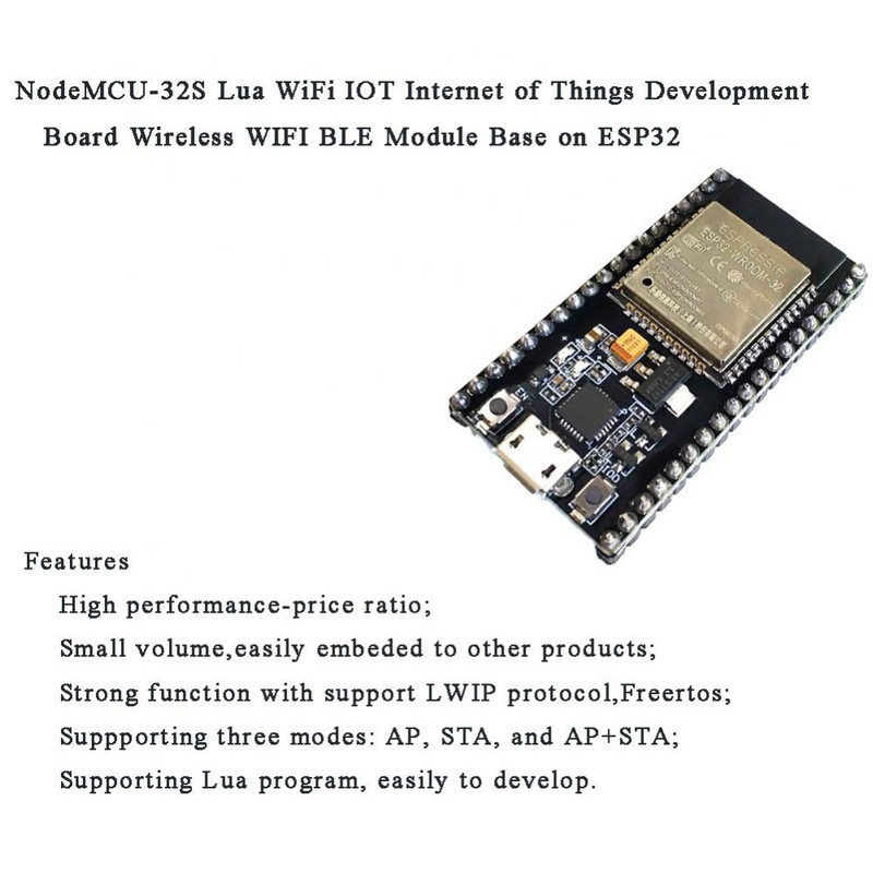 Modul wireless V3 NodeMcu 4M octeți Lua WIFI Placă de dezvoltare Internet of Things bazată pe ESP8266 ESP-12E pentru arduino CP2102