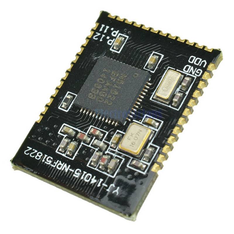 NRF51822 Core51822 BLE 4.0 Bluetooth 2.4G bezvadu moduļa antenas plate ULP SPI I2C UART interfeisam NRF24L sērijai