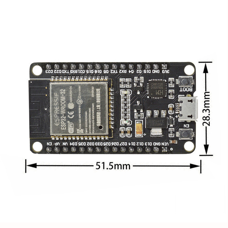 ESP-32S ESP-WROOM-32 CH9102X razvojna ploča WIFI dvojezgreni CPU 802.11b/g WiFi BT modul ultra-niska potrošnja energije